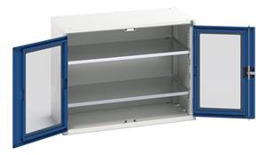 Verso 1050W x 550D x 800H Window Cupboard 2 Shelves Verso Glazed Clear View Storage Cupboards for Tools with Shelves 27/16926274.11 Verso 1050W x 550D x 800H Win Cupd 2S.jpg